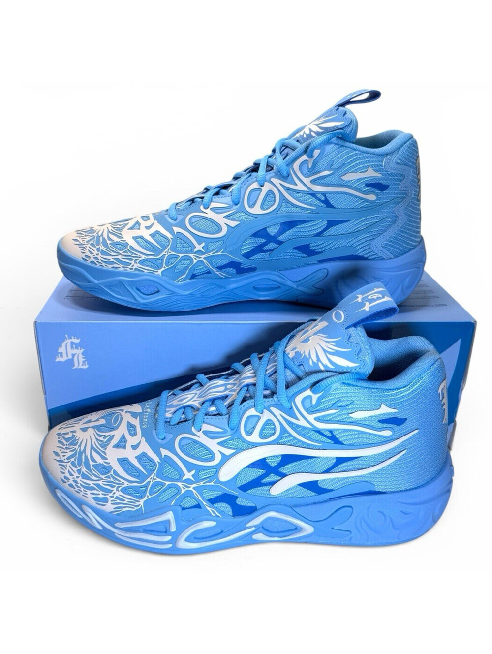 PUMA LaMelo Ball MB.04 LaLaFrancéFrancé Basketball Shoes 310697 01 Blue Men's 12 - Picture 2 of 8